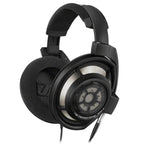 Sennheiser HD800S Reference Headphone with open-back ear cups and high definition driver in black design