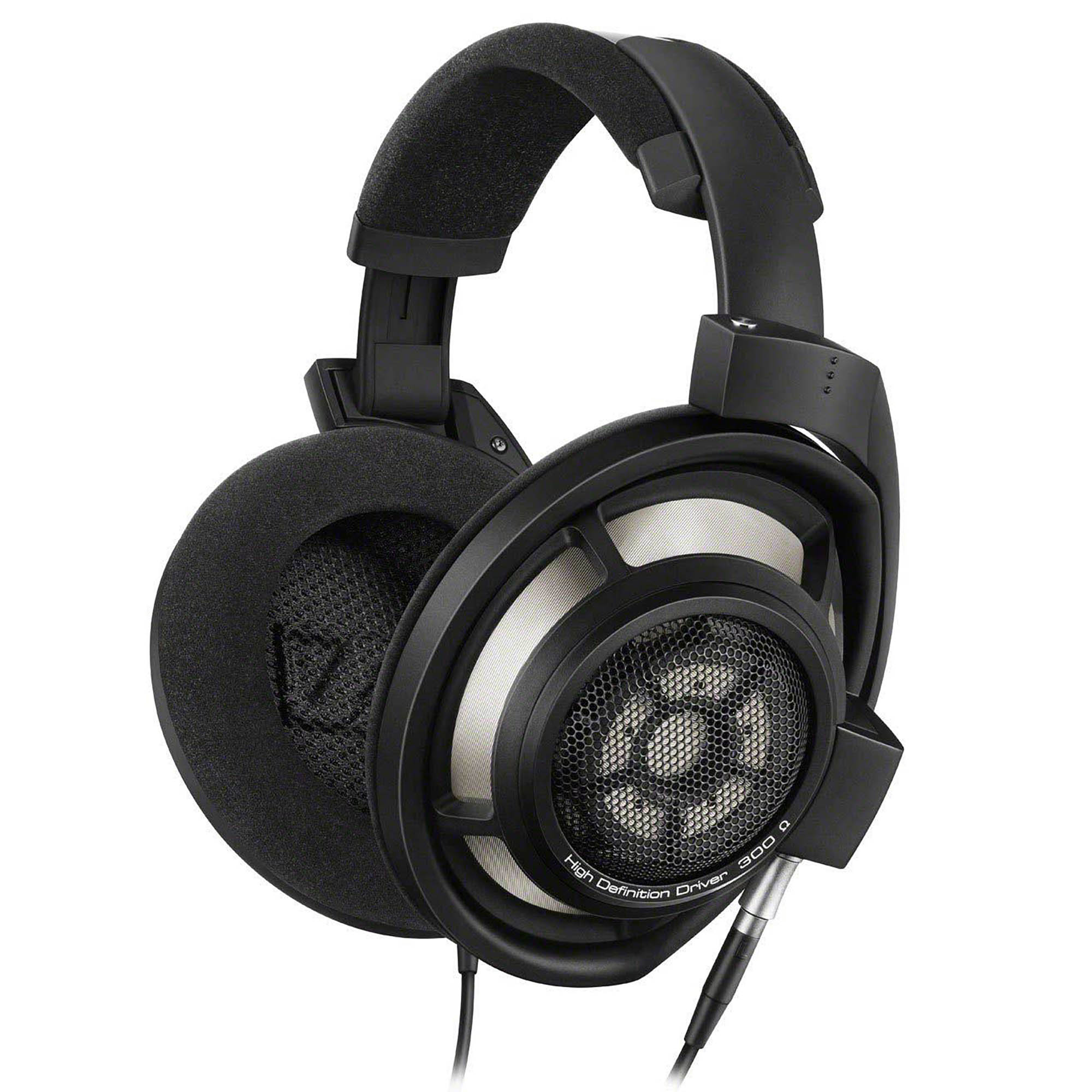 Sennheiser HD800S Reference Headphone with open-back ear cups and high definition driver in black design