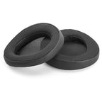 Pair of black HIFIMAN Harmony Pads (Replacement Earpads for Susvara Headphones) on white background