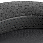 Close-up of black perforated and textured fabric on HIFIMAN Harmony Pads (Replacement Earpads for Susvara Headphones)