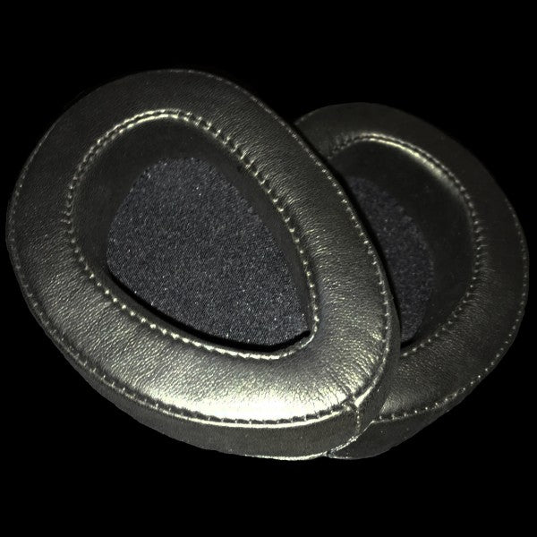 Dan Clark Audio AEON Replacement Ear Pads in black with soft foam interior on a black background