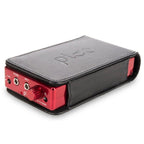 HeadAmp Pico Power Portable Headphone Amplifier in red with black protective case on a white background