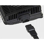 Close-up of the detachable cable connector on the STAX SR-L700 MK2 Electrostatic Headphones black earcup