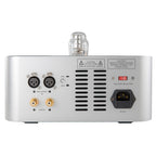 Rear view of HIFIMAN Shangri-La Jr. Electrostatic Headphone System showing balanced inputs and power connections on white background