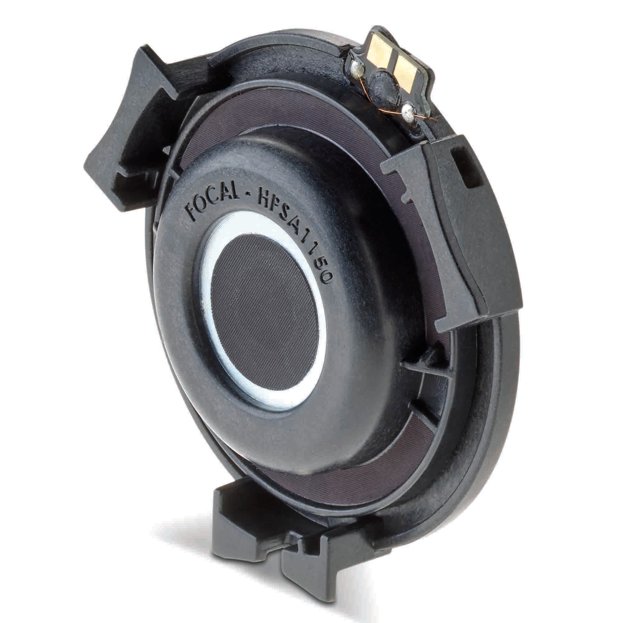Close-up of the Focal Stellia Closed-Back Dynamic Headphones driver unit showing detailed components on white background