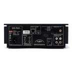 Rear view of NAIM Uniti Atom All-in-one Wireless Music Player showing network, USB, speaker, and audio input connections