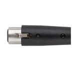 Close-up of one connector on Kimber Kable Select 1136 Analog XLR Balanced Interconnect Cables (Pair) in black finish