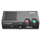 Chord Anni Desktop Amplifier with volume knob, gain and power buttons, headphone jack, and ventilation holes on gray casing