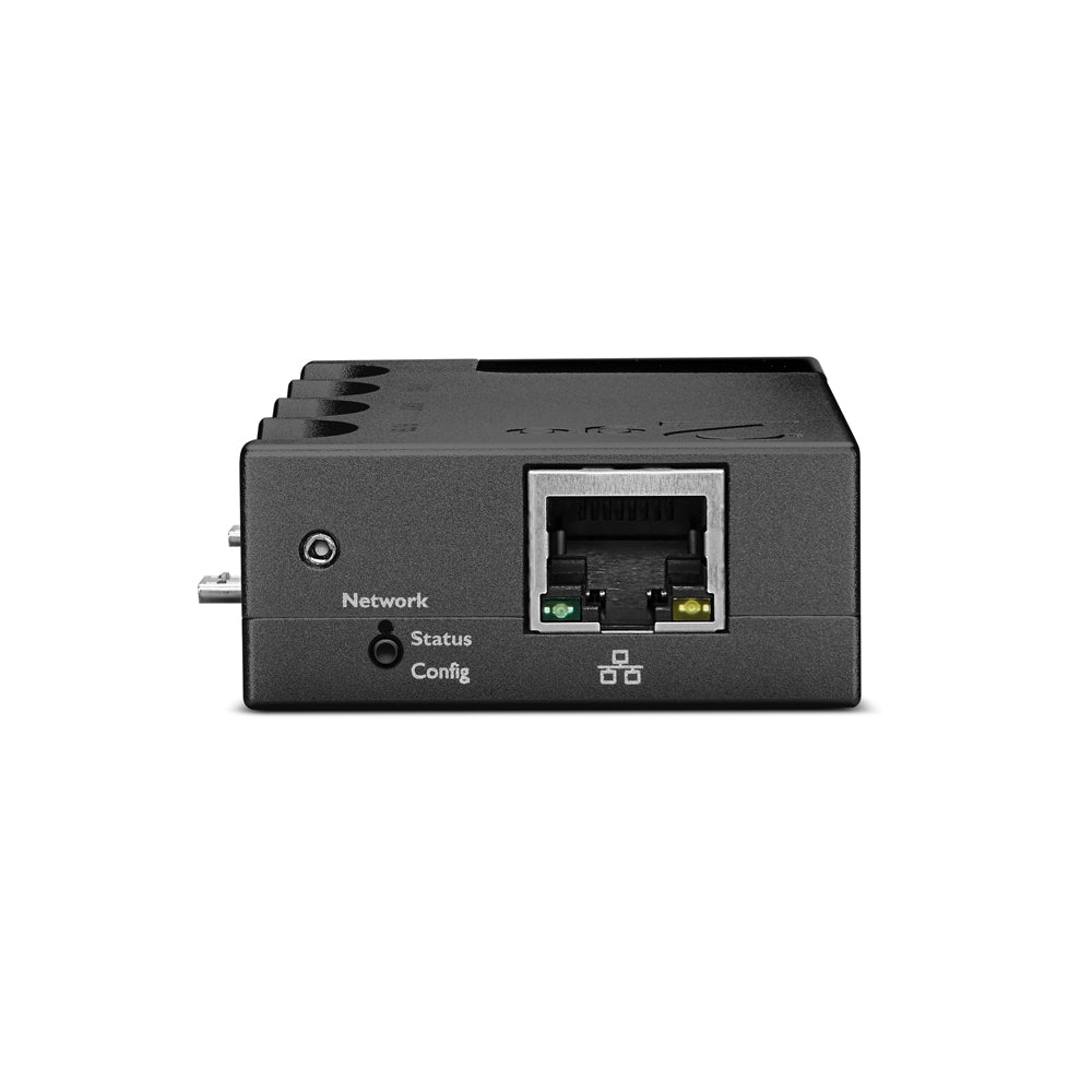 Back view of the Chord 2Go Wireless Streamer showing network port and status indicators on a white background