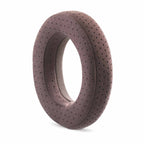Replacement padded ear cushion for Focal Clear MG Open-Back Headphone in brown perforated material isolated on white background
