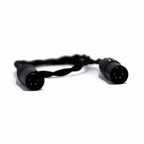 RAAL-requisite ITI OEM Input Cable for Transformer Interface with two 4-pin XLR connectors on white background