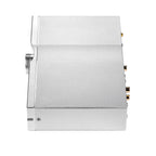 Top view of the silver iFi Audio NEO iDSD Desktop DAC & Headphone Amp showing its sleek aluminum casing