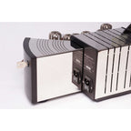 Close-up of the Sennheiser Orpheus HE90 / HEV90 vacuum tube amplifier with reflective metal and ventilation slots visible