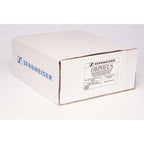 White shipping box with Sennheiser Orpheus HE90 / HEV90 branding and product information on a plain white background