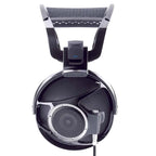 Sony Qualia 010 Reference Headphone close-up showing the open back driver and adjustable headband in black finish