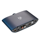 iFi Audio ZEN CAN Signature HFM headphone amplifier showing rear panel inputs and balanced outputs on white background